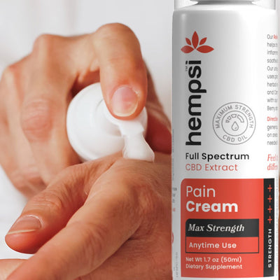 Hempsi Full Spectrum CBD Pain Relief Cream 50ml - Hempsi